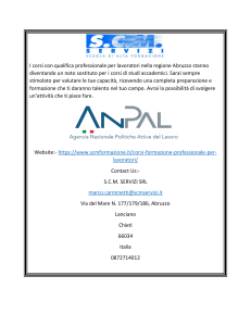 Corsi di Formazione Professionale per sicurezza sul lavoro a Lanciano Chieti Regione Abruzzo  scmformazione.it