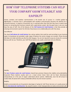 How VoIP telephone systems can help your company grow steadily and rapidly (2)