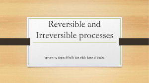 reversible and irreversible processes
