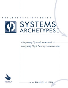 Systems Archetypes -  Intervention