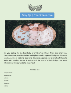 Baby Pjs | Freebirdees.com