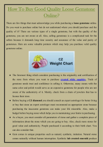 How To Buy Good Quality Loose Gemstone Online