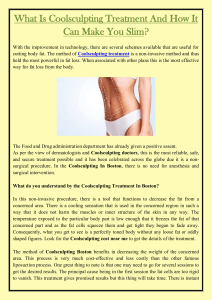 What Is Coolsculpting Treatment And How It Can Make You Slim