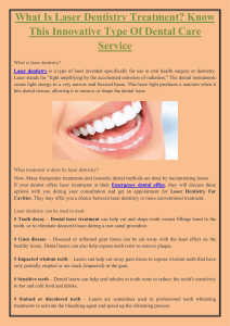 What is Laser dentistry treatment Know this innovative type of dental care service