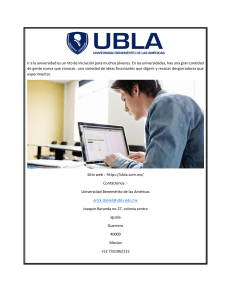 Licenciatura en Psicología en Guerrero  UBLA - Universidad Benemérito de las Américas