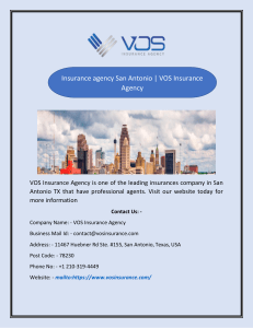 VOS Insurance Agency pdf
