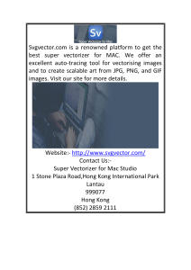 Super Vectorizer MAC  Svgvector.com