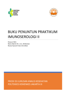 1a  Penuntun Praktikum Imunoserologi II PRODI D3 TLM (1)