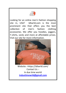 Online Men Fashion Shopping Site in USA   Idtwrld.com