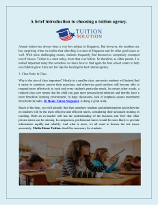 A brief introduction to choosing a tuition agency