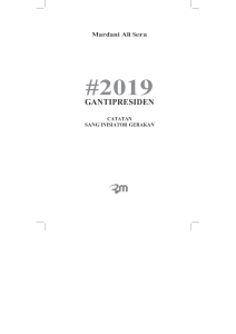 Buku 2019 Ganti Presiden- Mardani