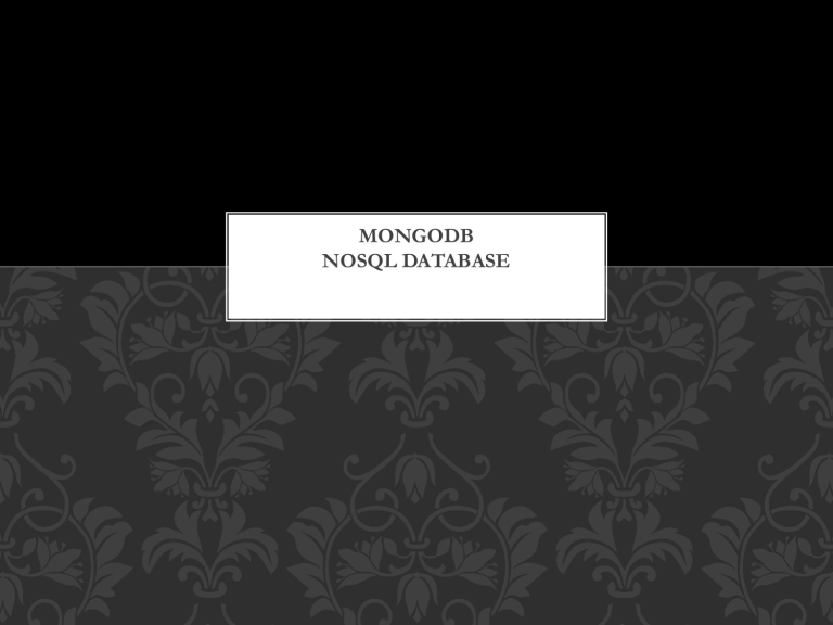 MongoDB