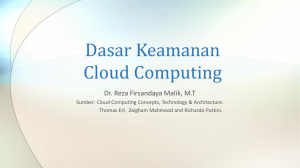 Dasar Keamanan Cloud Computing