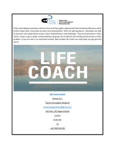 Life Coach London  Darrenchristopherrowland.com