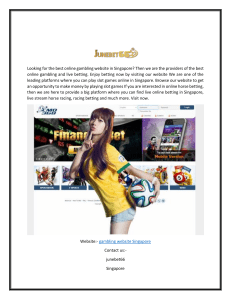 Gambling Website in Singapore Junebet66.com (1)
