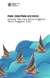 e-book PMK 208 Tahun 2020  - Tata Cara Revisi Anggaran TA 2021