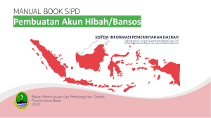 Petunjuk Pembuatan Akun Hibah Bansos - SIPD