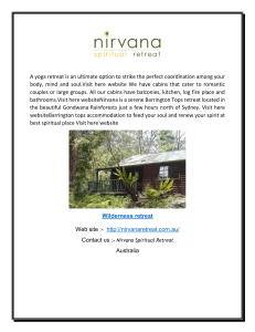Wilderness retreat  Nirvana Spiritual Retreat-converted