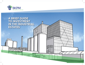 A Brief Guide To Investment In The Industrial Estates