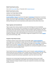 Model Project Based Learning