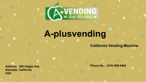 Vending Machine Services Near Me by A-plusvending
