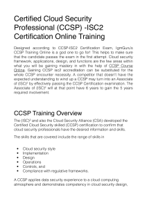 ccsp course online