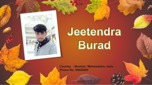 Jeetendra Burad