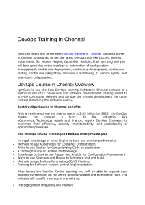 Devops Training in Chennai