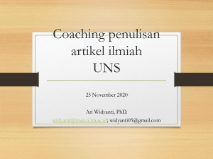 Coaching UNS 25 November 2020