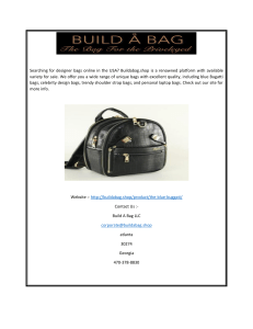 Blue Bugatti Bag for Sale Online  Buildabag.shop