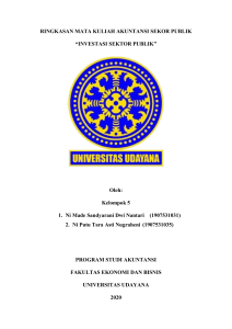 Kelompok 5 Investasi Sektor Publik