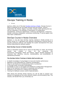 Devops Training in Noida