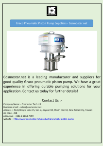 Graco Pneumatic Piston Pump Suppliers - Cosmostar.net