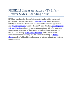 FIRGELLI Linear Actuators - TV Lifts - Drawer Slides - Standing desks - 1