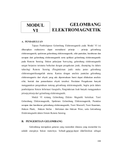 GELOMBANG ELEKTROMAGNETIK 1