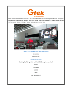 Indoor Led Screen Supplier Online Aotogtek.com