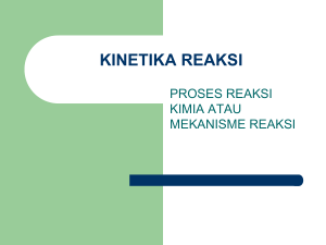 KINETIKA REAKSI