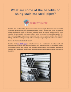 What are some of the benefits of using stainless steel