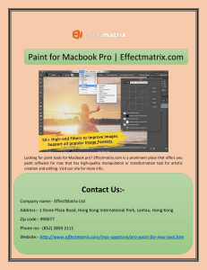 Paint for Macbook Pro | Effectmatrix.com
