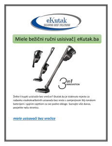 Miele bežični ručni usisivač| eKutak.ba