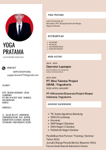 CV Yoga pratama