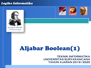 (3)Aljabar Boolean-1
