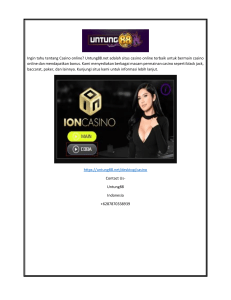 Casino Online  Untung88.net