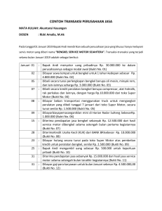 CONTOH LK PERUSAHAAN JASA