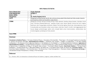 RPS-Fisika Statistik P Fisika