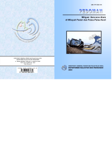 COVER Pedoman mitigasi bencana alam di wilayah p3k.doc - Pedoman MItigasi Bencana Alam di Wilayah Pesisir dan Pulau-Pulau Kecil