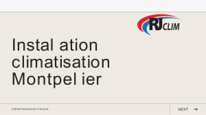 Installation climatisation Montpellier - RJ Clim