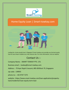 Home Equity Loan | Smart-towkay.com