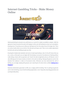 Online Slot Games in Singapore Junebet66