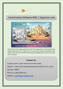 Vectorization Software MAC | Svgvector.com